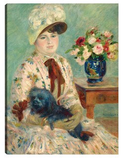 Foto 1 | Cuadro Decorativo - Señorita Charlotte Bertheir- Pierre-auguste Renoir - Fotografía - 28x36 - Impresión En Lie
