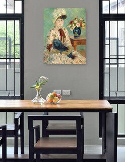 Foto 4 | Cuadro Decorativo - Señorita Charlotte Bertheir- Pierre-auguste Renoir - Fotografía - 28x36 - Impresión En Lie