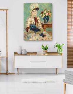 Foto 5 | Cuadro Decorativo - Señorita Charlotte Bertheir- Pierre-auguste Renoir - Fotografía - 28x36 - Impresión En Lie