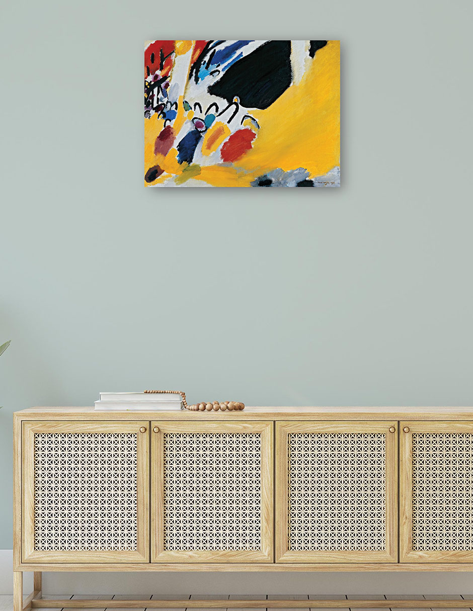 Foto 4 | Cuadro Decorativo - Impresión Iii (concierto) (1911)- Wassily Kandinsky - Abstracto - 46x61 - Impresión En Lien