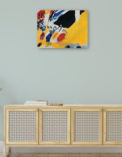 Foto 4 | Cuadro Decorativo - Impresión Iii (concierto) (1911)- Wassily Kandinsky - Abstracto - 46x61 - Impresión En Lien