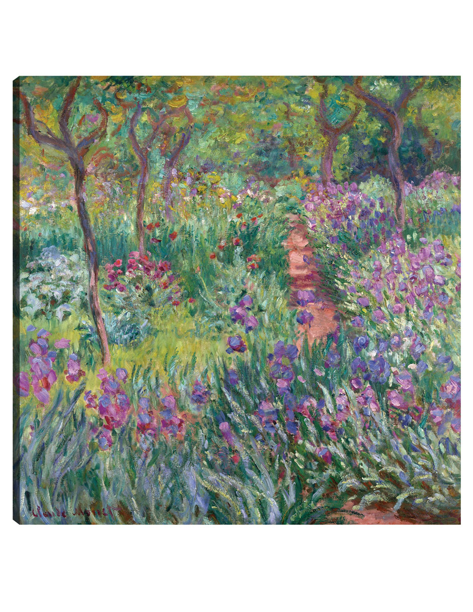 Foto 2 pulgar | Cuadro Decorativo - El Jardín Del Artista En Giverny (1900)- Claude Monet - Floral - 72x72 - Impresión En Lienzo