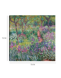 Foto 6 | Cuadro Decorativo - El Jardín Del Artista En Giverny (1900)- Claude Monet - Floral - 72x72 - Impresión En Lienzo