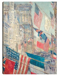Foto 1 | Cuadro Decorativo - Día De Los Aliados, Mayo De 1917, 1917- Childe Hassam - Religión - 69x92 - Impresión En L