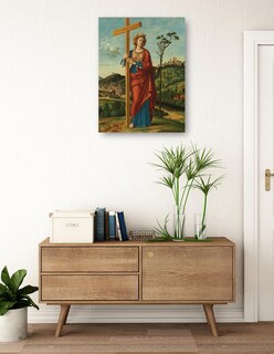 Foto 3 | Cuadro Decorativo - Santa Elena- Cima Da Conegliano - Religión - 69x92 - Impresión En Lienzo - Fine Art Tj