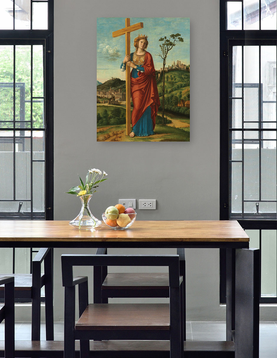 Foto 5 pulgar | Cuadro Decorativo - Santa Elena- Cima Da Conegliano - Religión - 69x92 - Impresión En Lienzo - Fine Art Tj