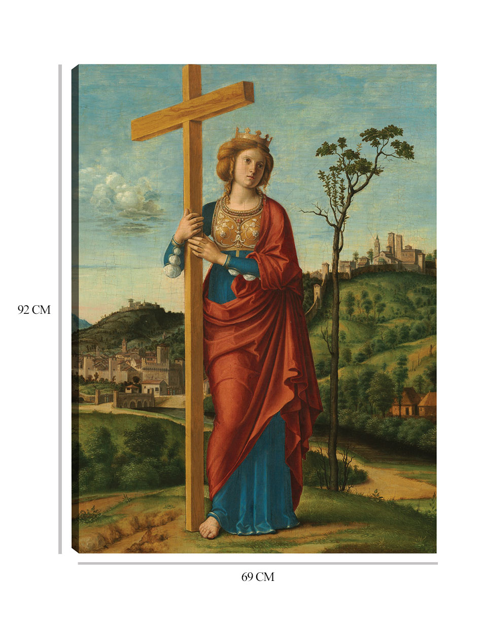 Foto 7 pulgar | Cuadro Decorativo - Santa Elena- Cima Da Conegliano - Religión - 69x92 - Impresión En Lienzo - Fine Art Tj