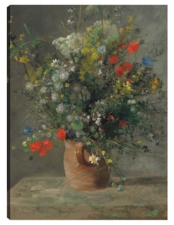 Foto 1 | Cuadro Decorativo - Flores En Un Florero- Pierre-auguste Renoir - Floral - 69x92 - Impresión En Lienzo - Fine Art Tj