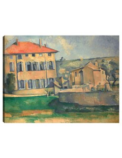Foto 1 | Cuadro Decorativo - Casa En Aix (1885 - 1887)- Paul Cézanne - Religión - 69x92 - Impresión En Lienzo - Fine Art Tj