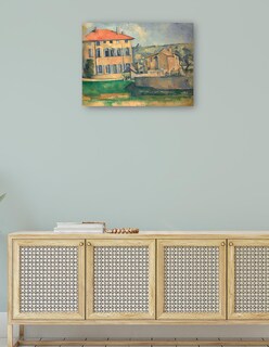 Foto 4 | Cuadro Decorativo - Casa En Aix (1885 - 1887)- Paul Cézanne - Religión - 69x92 - Impresión En Lienzo - Fine Art Tj