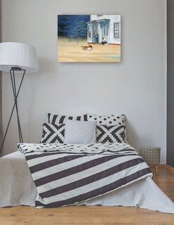 Foto 3 | Cuadro Decorativo - Noche De Cape Cod (1939)- Edward Hopper - Paisaje - 69x92 - Impresión En Lienzo - Fine Art Tj