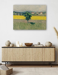 Foto 5 | Cuadro Decorativo - Pradera Del Pont D'argenteuil- Gustave Caillebotte - Religión - 28x36 - Impresión En Lienzo -