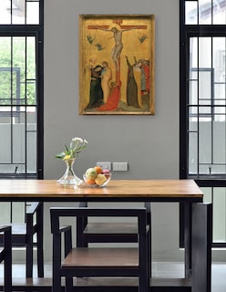 Foto 4 | Cuadro Decorativo - La Crucifixión, C. 1320/1325- Bernardo Daddi - Religión - 28x36 - Impresión En Lienzo - Fine Art T