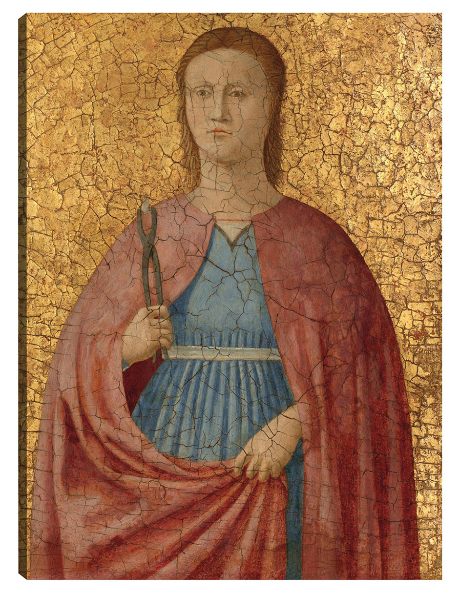 Foto 2 pulgar | Cuadro Decorativo - Santa Apolonia- Attributed To Piero Della Francesca - Religión - 46x61 - Impresión En Lienzo