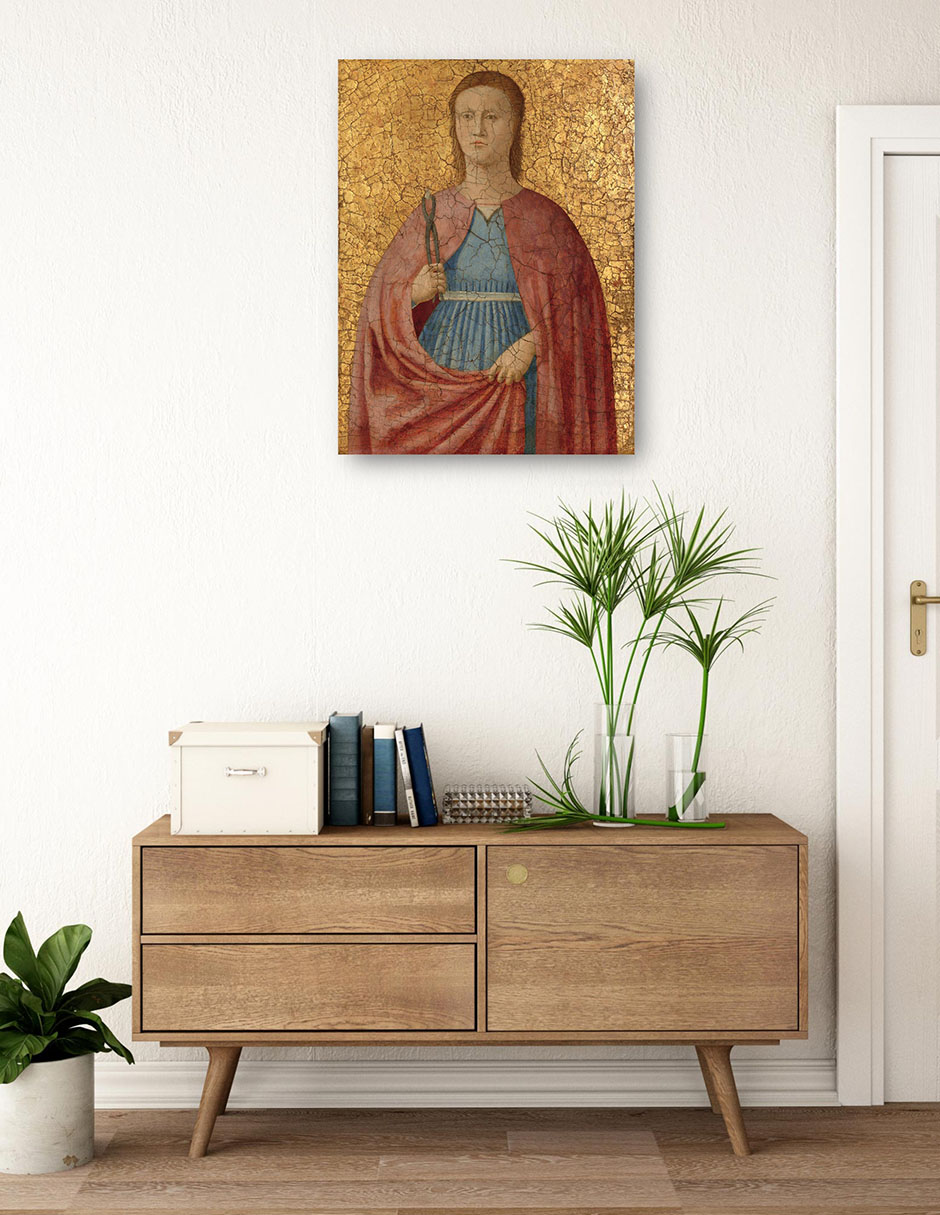 Foto 4 pulgar | Cuadro Decorativo - Santa Apolonia- Attributed To Piero Della Francesca - Religión - 46x61 - Impresión En Lienzo