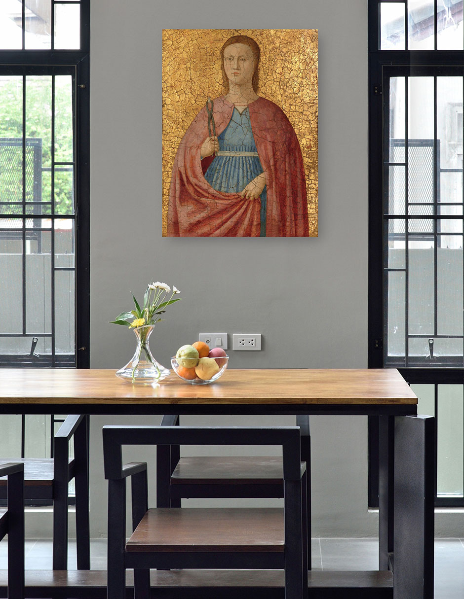 Foto 5 pulgar | Cuadro Decorativo - Santa Apolonia- Attributed To Piero Della Francesca - Religión - 46x61 - Impresión En Lienzo
