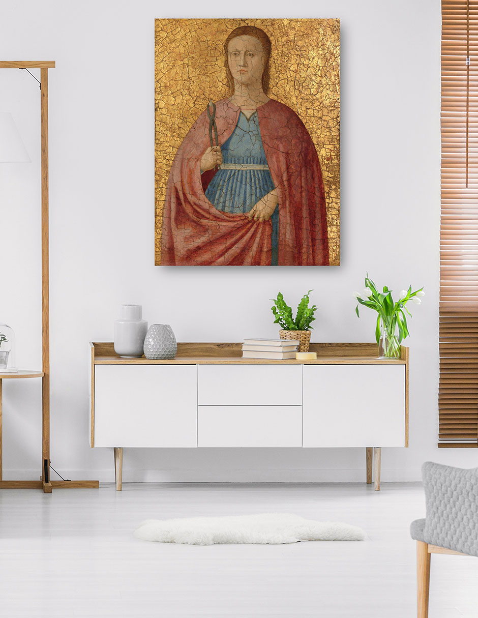 Foto 6 pulgar | Cuadro Decorativo - Santa Apolonia- Attributed To Piero Della Francesca - Religión - 46x61 - Impresión En Lienzo