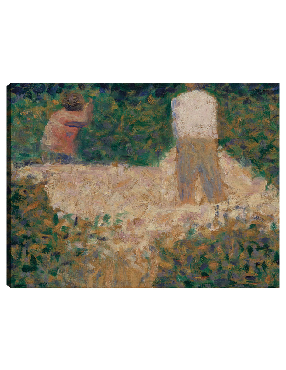 Foto 2 pulgar | Cuadro Decorativo - Dos Rompepiedras (ca. 1881)- Georges Seurat - Fotografía - 28x36 - Impresión En Lienzo - Fine Art