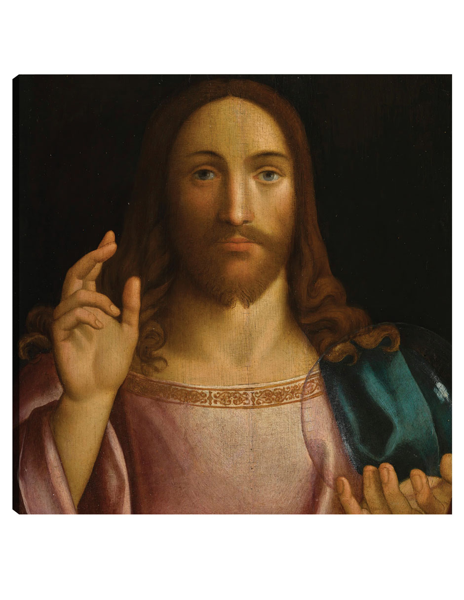 Foto 2 pulgar | Cuadro Decorativo - Cristo El Redentor- Francesco Bissolo - Religión - 31x31 - Impresión En Lienzo - Fine Art Tj