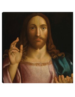 Foto 1 | Cuadro Decorativo - Cristo El Redentor- Francesco Bissolo - Religión - 31x31 - Impresión En Lienzo - Fine Art Tj
