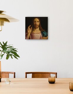 Foto 4 | Cuadro Decorativo - Cristo El Redentor- Francesco Bissolo - Religión - 31x31 - Impresión En Lienzo - Fine Art Tj