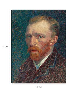 Foto 6 | Cuadro Decorativo - Autorretrato 1887- Vincent Van Gogh - Fotografía - 46x61 - Impresión En Lienzo - Fine Art Tj