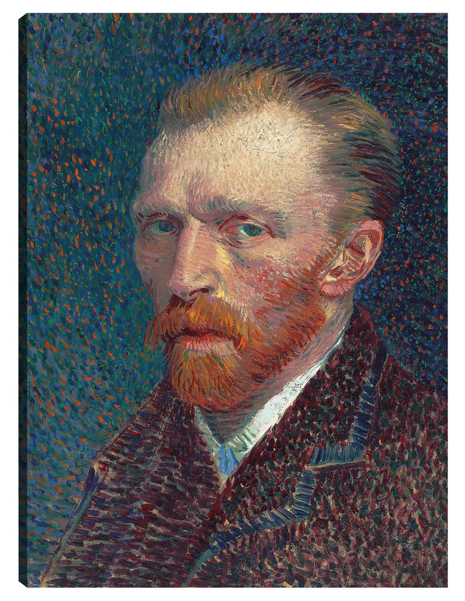 Foto 2 pulgar | Cuadro Decorativo - Autorretrato (1887)- Vincent Van Gogh - Fotografía - 46x61 - Impresión En Lienzo - Fine Art Tj