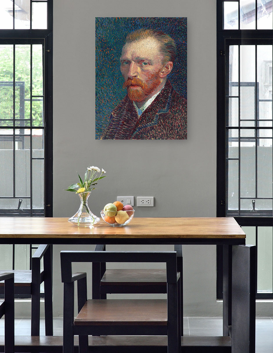 Foto 5 pulgar | Cuadro Decorativo - Autorretrato (1887)- Vincent Van Gogh - Fotografía - 46x61 - Impresión En Lienzo - Fine Art Tj