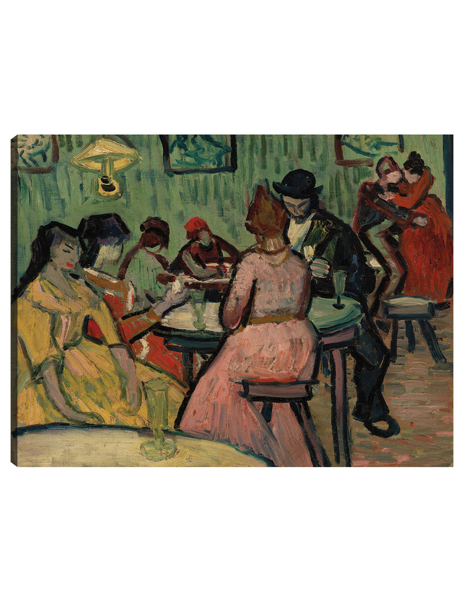 Foto 2 pulgar | Cuadro Decorativo - El Burdel (le Lupanar) (1888)- Vincent Van Gogh - Religión - 28x36 - Impresión En Lienzo - Fine