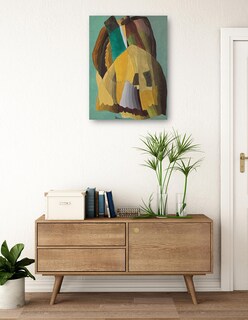 Foto 3 | Cuadro Decorativo - Camino De La Costa (1942)- Arthur Dove - Abstracto - 46x61 - Impresión En Lienzo - Fine Art Tj