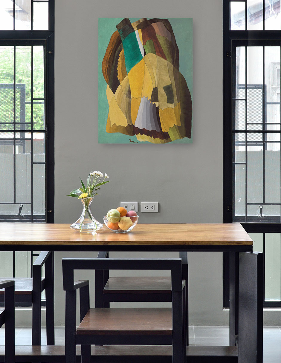 Foto 4 | Cuadro Decorativo - Camino De La Costa (1942)- Arthur Dove - Abstracto - 46x61 - Impresión En Lienzo - Fine Art Tj