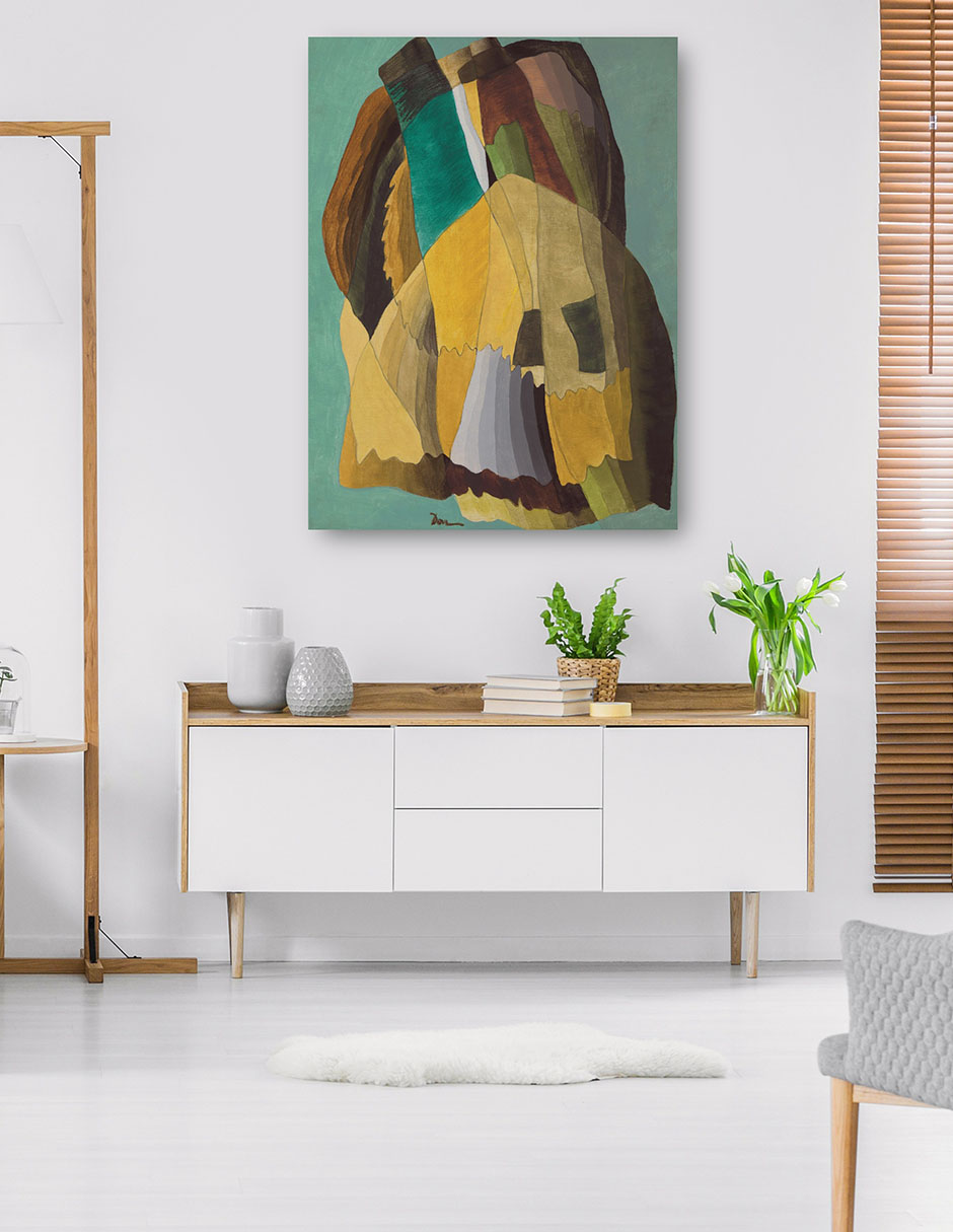 Foto 5 | Cuadro Decorativo - Camino De La Costa (1942)- Arthur Dove - Abstracto - 46x61 - Impresión En Lienzo - Fine Art Tj