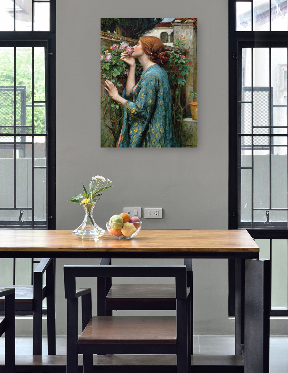 Foto 5 pulgar | Cuadro Decorativo - El Alma De La Rosa (1908)- Gustave Caillebotte - Fotografía - 46x61 - Impresión En Lienzo - Fin