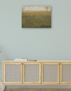 Foto 4 | Cuadro Decorativo - La Luzerna, Saint-denis- Georges Seurat - Paisaje - 28x36 - Impresión En Lienzo - Fine Art Tj