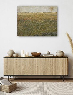 Foto 5 | Cuadro Decorativo - La Luzerna, Saint-denis- Georges Seurat - Paisaje - 28x36 - Impresión En Lienzo - Fine Art Tj