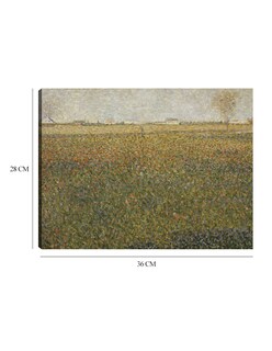 Foto 6 | Cuadro Decorativo - La Luzerna, Saint-denis- Georges Seurat - Paisaje - 28x36 - Impresión En Lienzo - Fine Art Tj