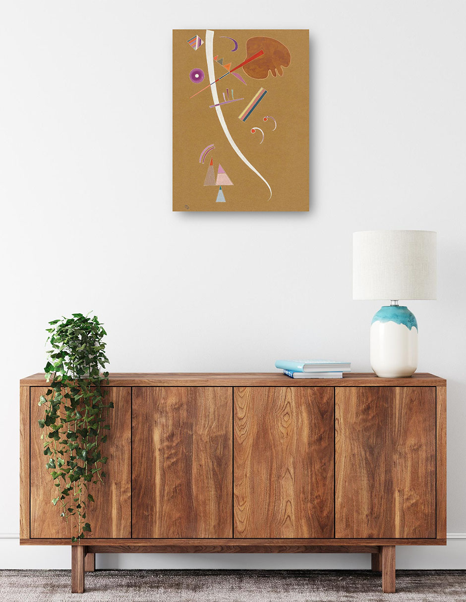 Foto 2 | Cuadro Decorativo - Ohne Titel (sin Título) (1940)- Wassily Kandinsky - Abstracto - 46x61 - Impresión En Lienzo -