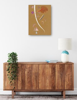 Foto 2 | Cuadro Decorativo - Ohne Titel (sin Título) (1940)- Wassily Kandinsky - Abstracto - 46x61 - Impresión En Lienzo -