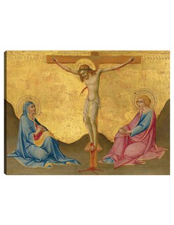 Foto 1 | Cuadro Decorativo - La Crucifixión, C. 1445/1450- Sano Di Pietro - Religión - 46x61 - Impresión En Lienzo - Fine Art T