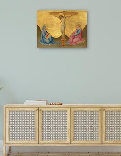 Foto 4 | Cuadro Decorativo - La Crucifixión, C. 1445/1450- Sano Di Pietro - Religión - 46x61 - Impresión En Lienzo - Fine Art T