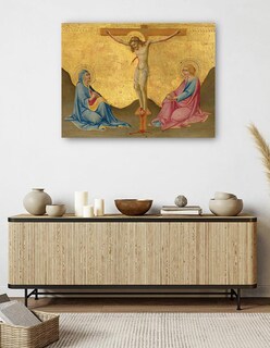 Foto 5 | Cuadro Decorativo - La Crucifixión, C. 1445/1450- Sano Di Pietro - Religión - 46x61 - Impresión En Lienzo - Fine Art T