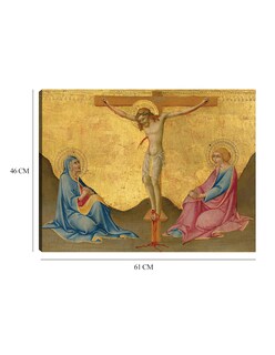 Foto 6 | Cuadro Decorativo - La Crucifixión, C. 1445/1450- Sano Di Pietro - Religión - 46x61 - Impresión En Lienzo - Fine Art T