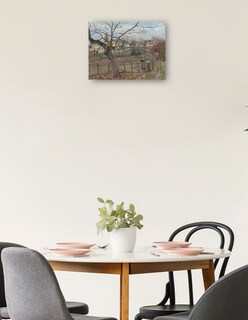 Foto 2 | Cuadro Decorativo - La Cerca- Camille Pissarro - Religión - 77x102 - Impresión En Lienzo - Fine Art Tj