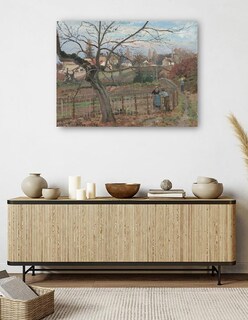 Foto 5 | Cuadro Decorativo - La Cerca- Camille Pissarro - Religión - 77x102 - Impresión En Lienzo - Fine Art Tj