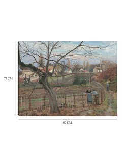 Foto 6 | Cuadro Decorativo - La Cerca- Camille Pissarro - Religión - 77x102 - Impresión En Lienzo - Fine Art Tj