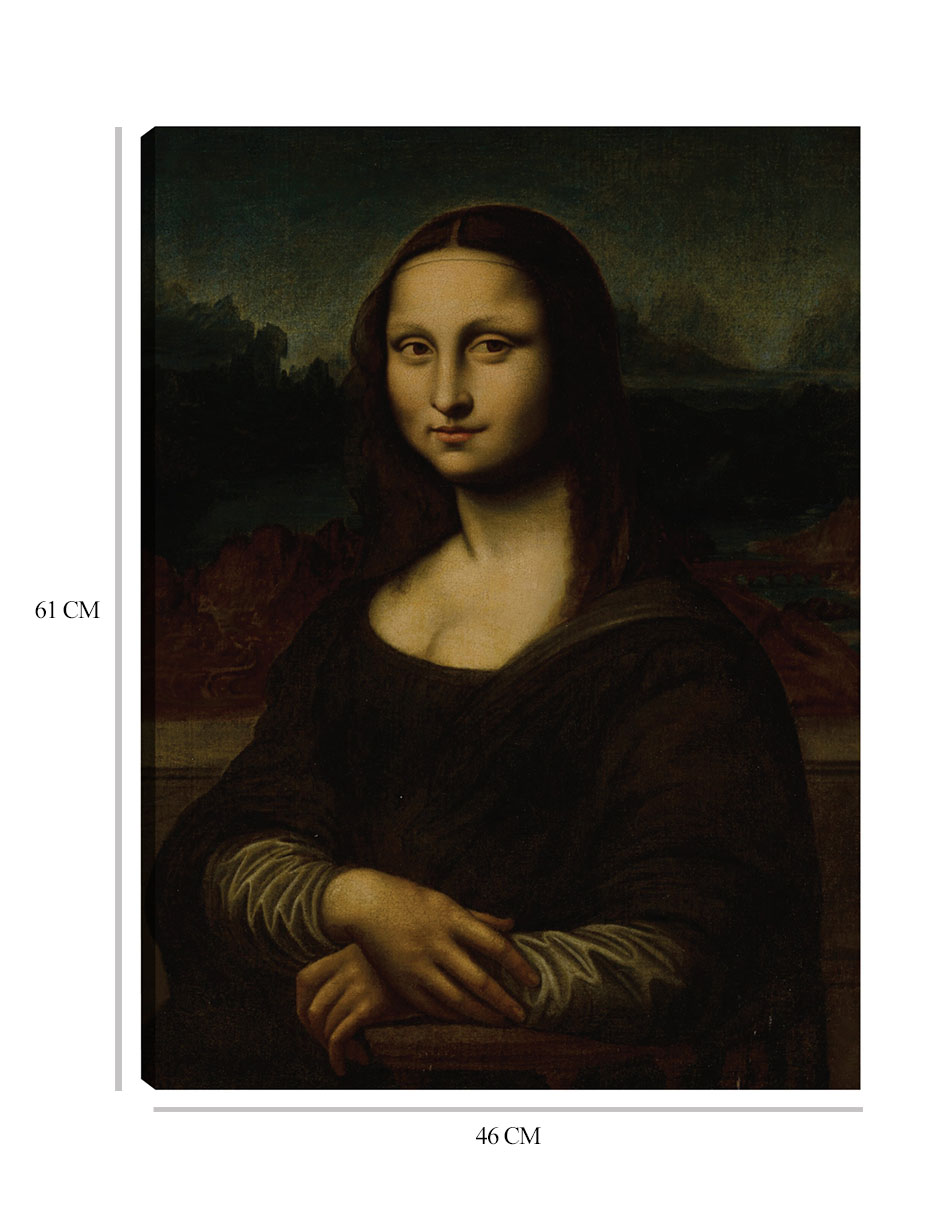 Foto 7 pulgar | Cuadro Decorativo - Mona Lisa- Follower Of Leonardo Da Vinci - Fotografía - 46x61 - Impresión En Lienzo - Fine Art Tj