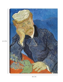 Foto 6 | Cuadro Decorativo - Dr. Paul Gachet- Vincent Van Gogh - Fotografía - 46x61 - Impresión En Lienzo - Fine Art Tj