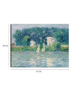 Foto 6 | Cuadro Decorativo - Veleros En El Oise- Gustave Caillebotte - Religión - 46x61 - Impresión En Lienzo - Fine Art Tj
