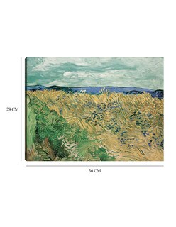 Foto 6 | Cuadro Decorativo - Campo De Trigo Con Acianos (1890)- Vincent Van Gogh - Religión - 28x36 - Impresión En Lienzo