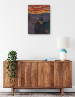 Foto 2 | Cuadro Decorativo - Desesperación (1894)- Edvard Munch - Fotografía - 107x143 - Impresión En Lienzo - Fine Art Tj